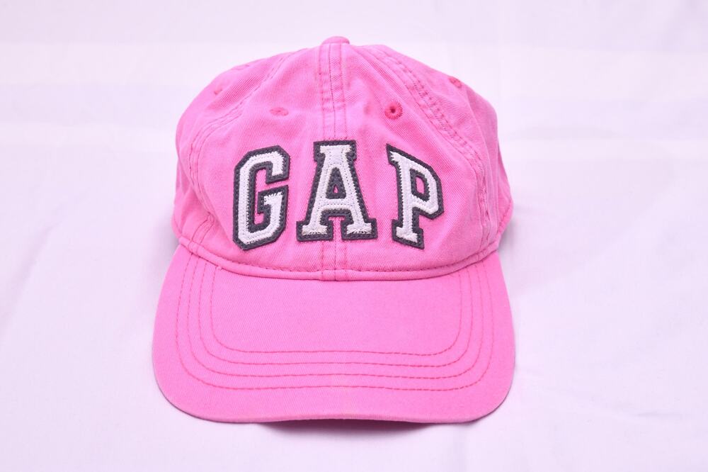 GAP Pink Baseball Cap Hat Logo Adjustable S/M Cotton Casual Women
